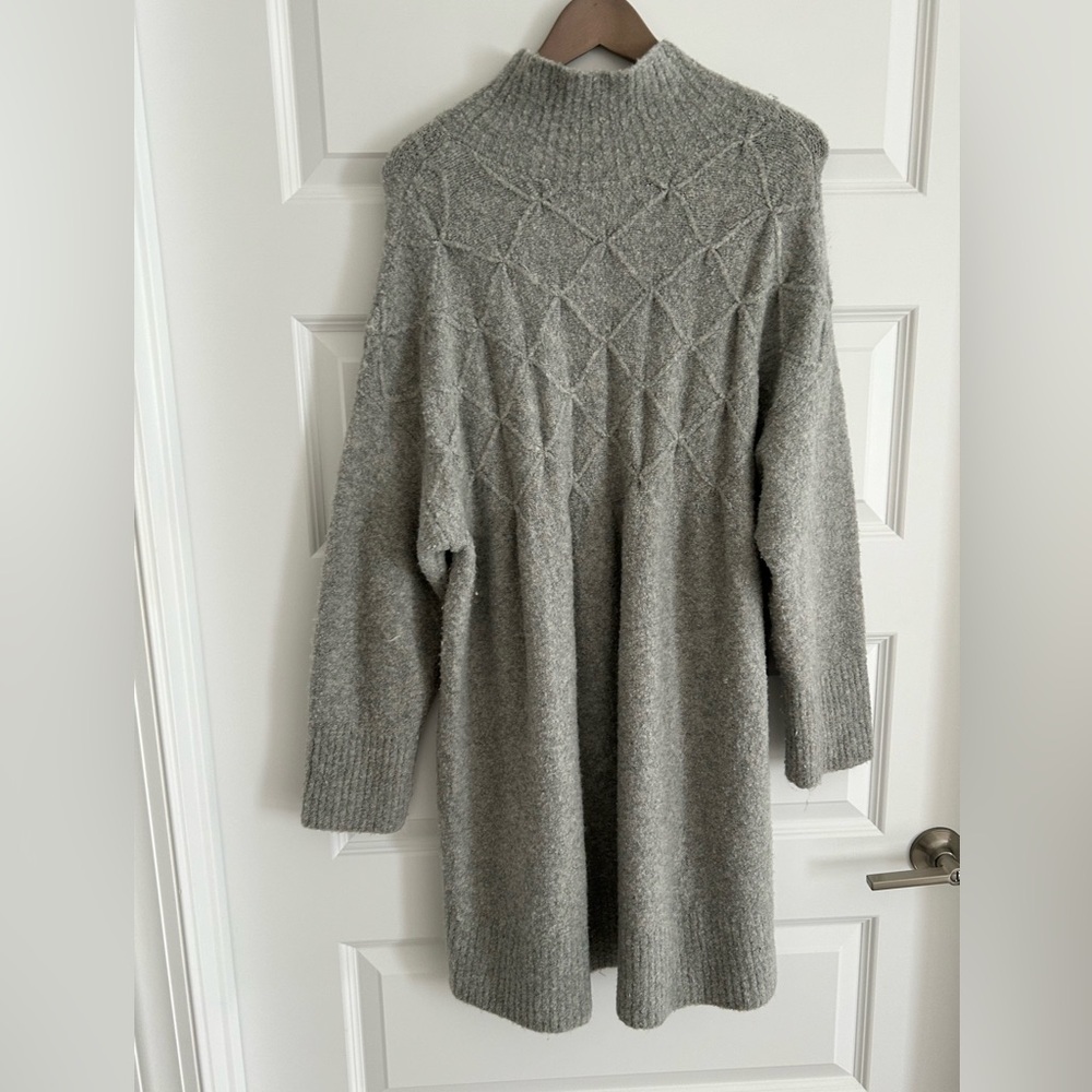 Free People Jaci Sweater Dress Gray Size L - Picture 12 of 16